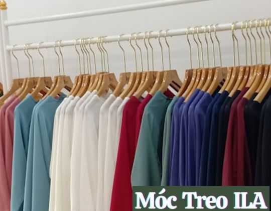 Móc Gỗ Nữ Vàng Đầu Móc Tròn Dài Vàng