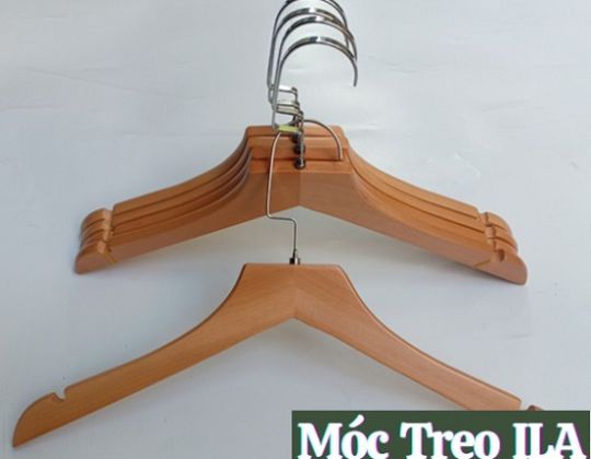 Móc gỗ Vàng Treo Quần Áo BGV-2